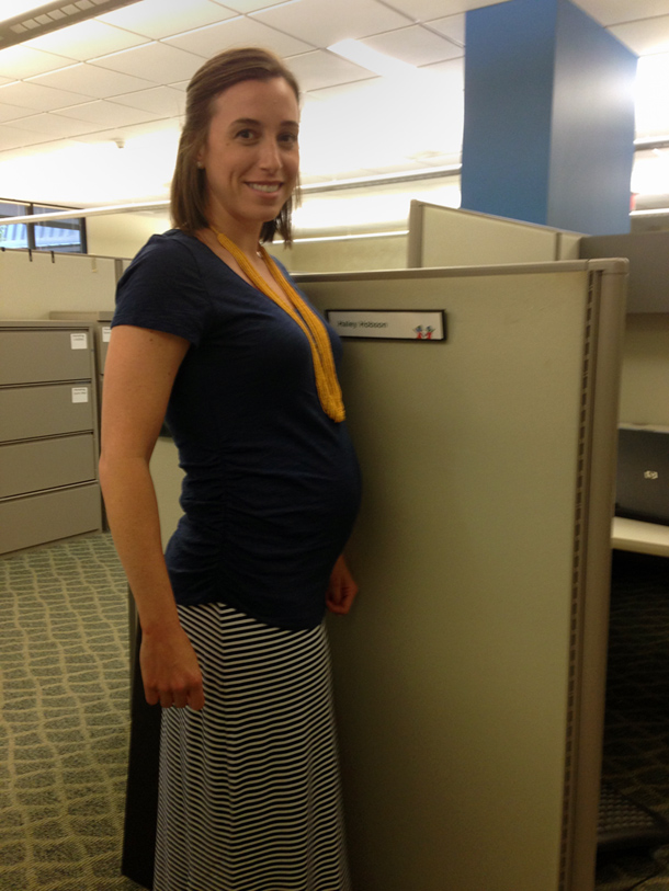 27 weeks pregnant bump