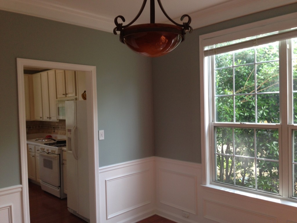 painted dining room
