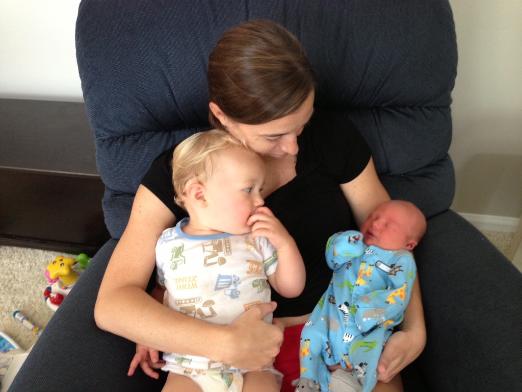mom and boys beau newborn