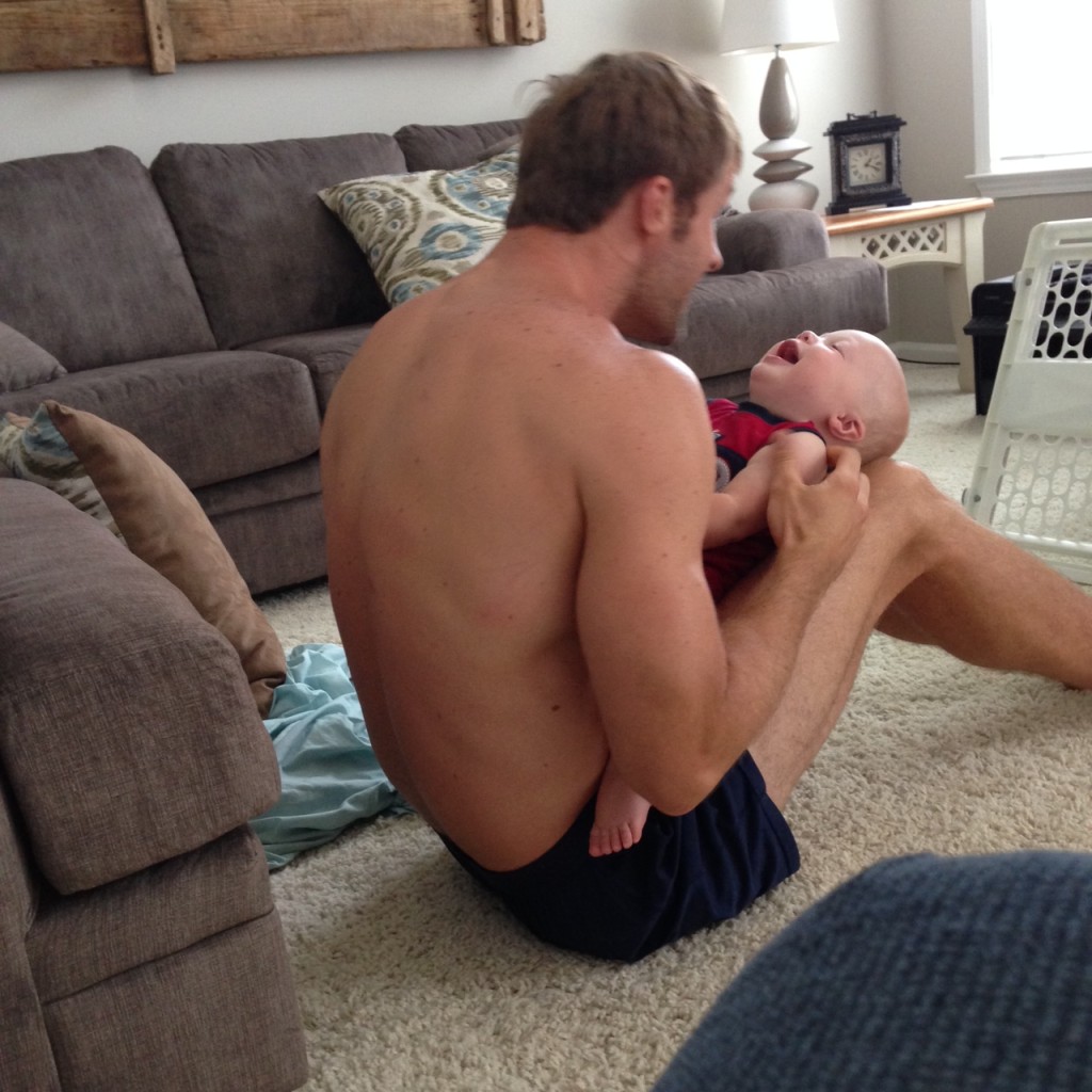james wrestling with beau