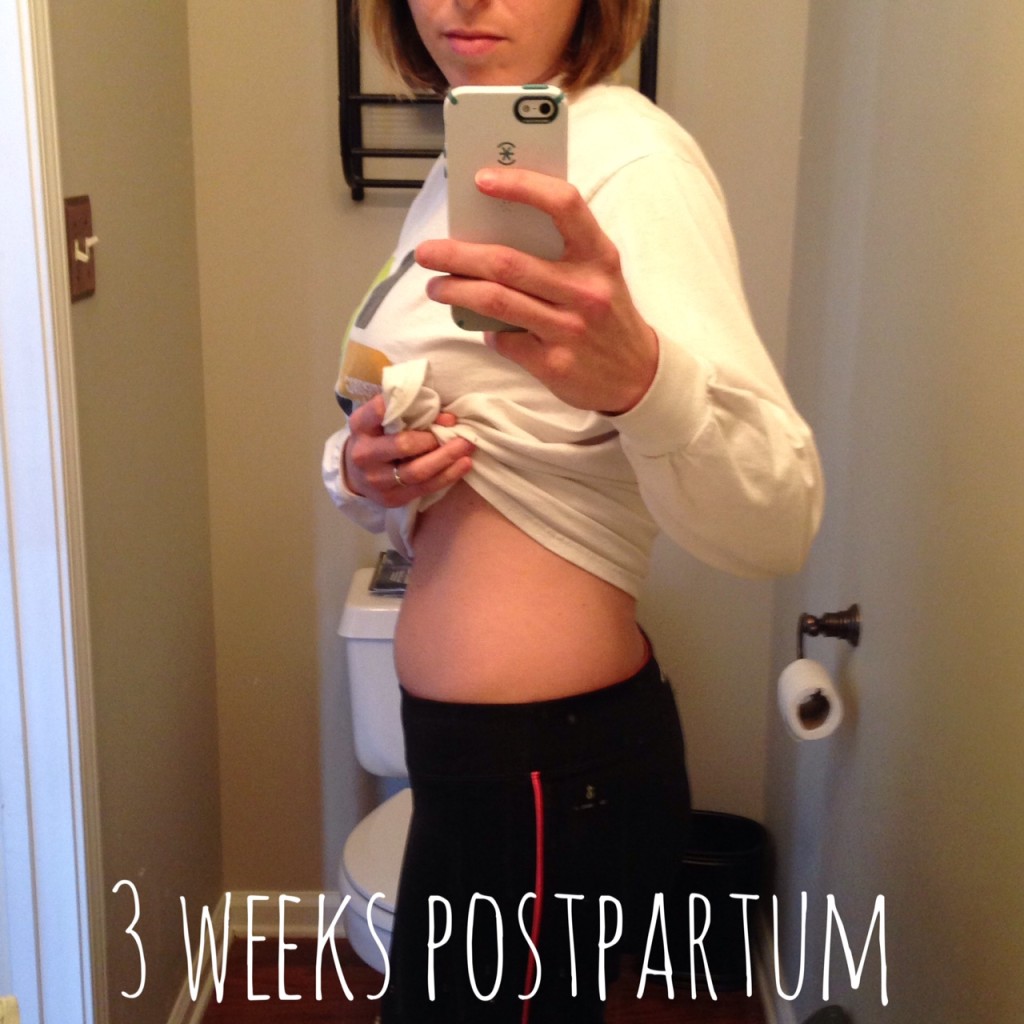 3 weeks postpartum
