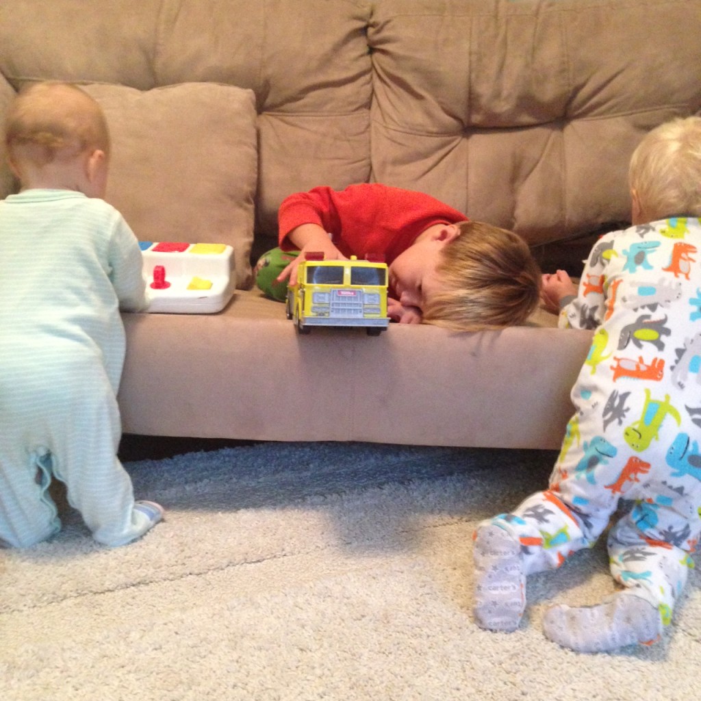 kids playing couch