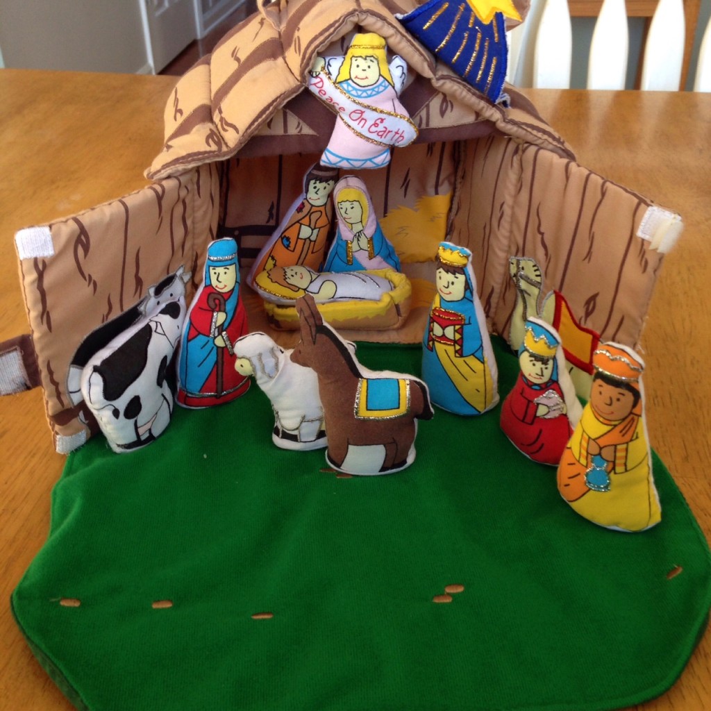 kids manger scene