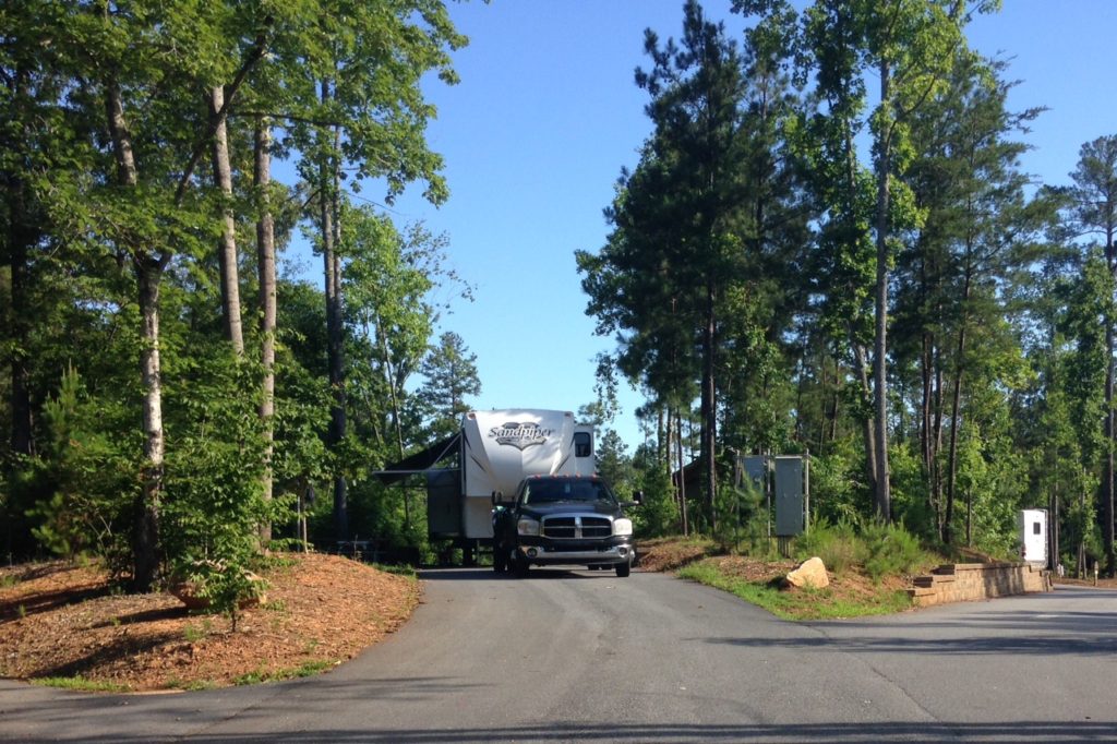 Don Carter RV Site on hill