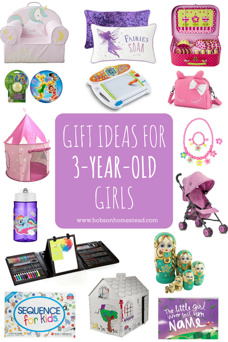 gifts for three year old girls