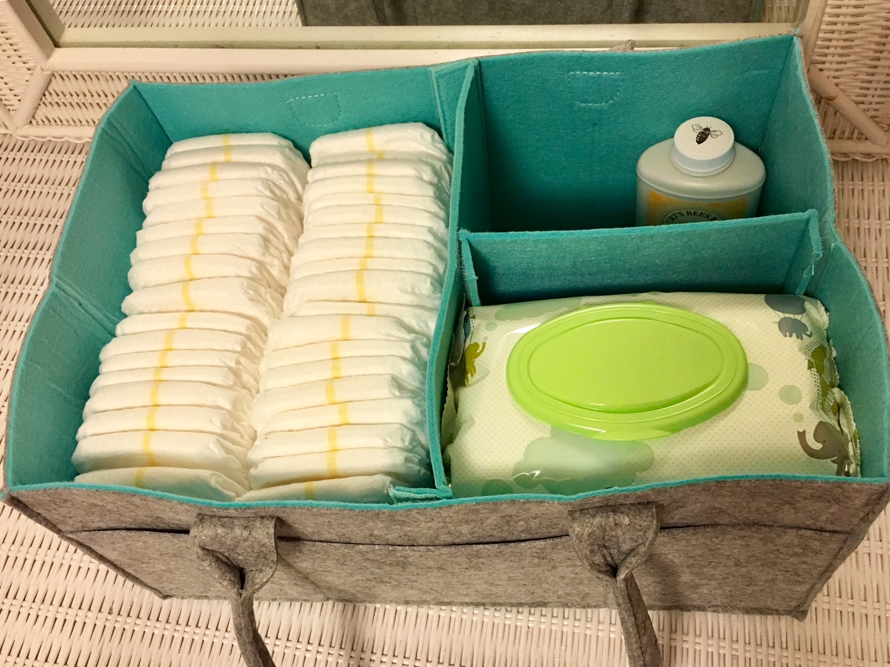 friday faves diaper caddy