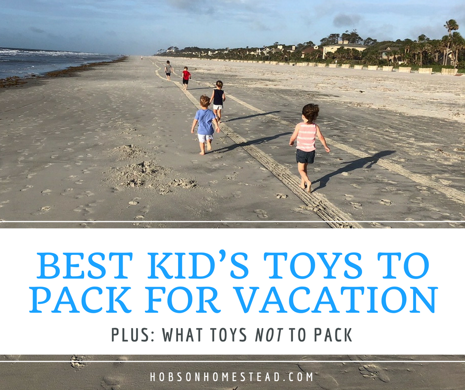 best kids toys to pack for vacation
