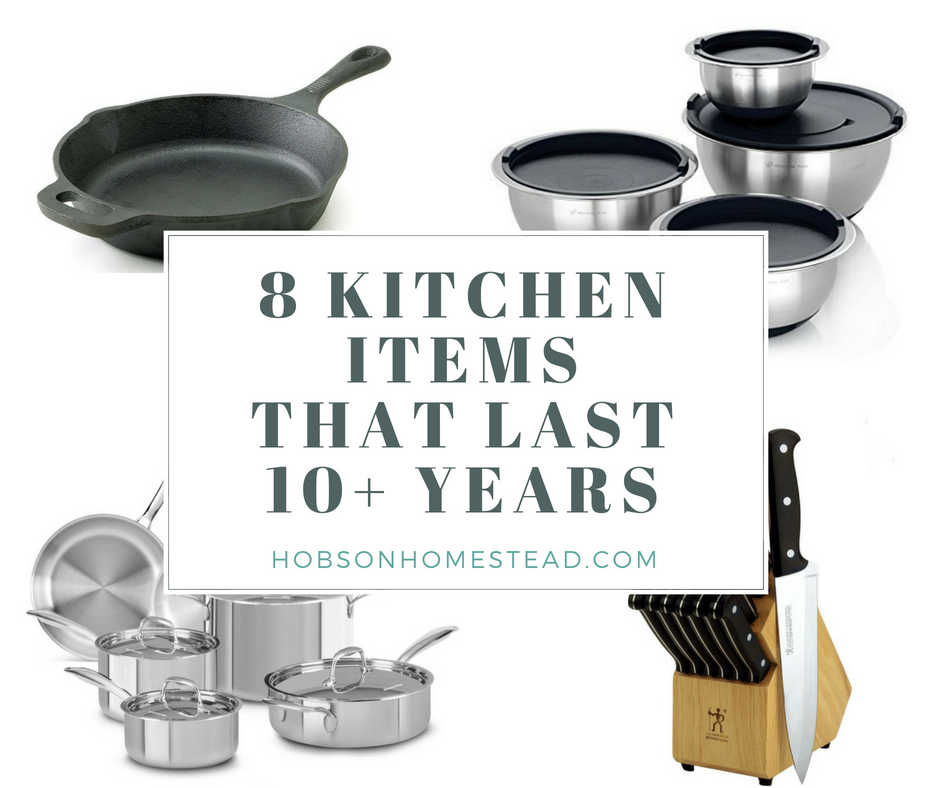 kitchen items that last