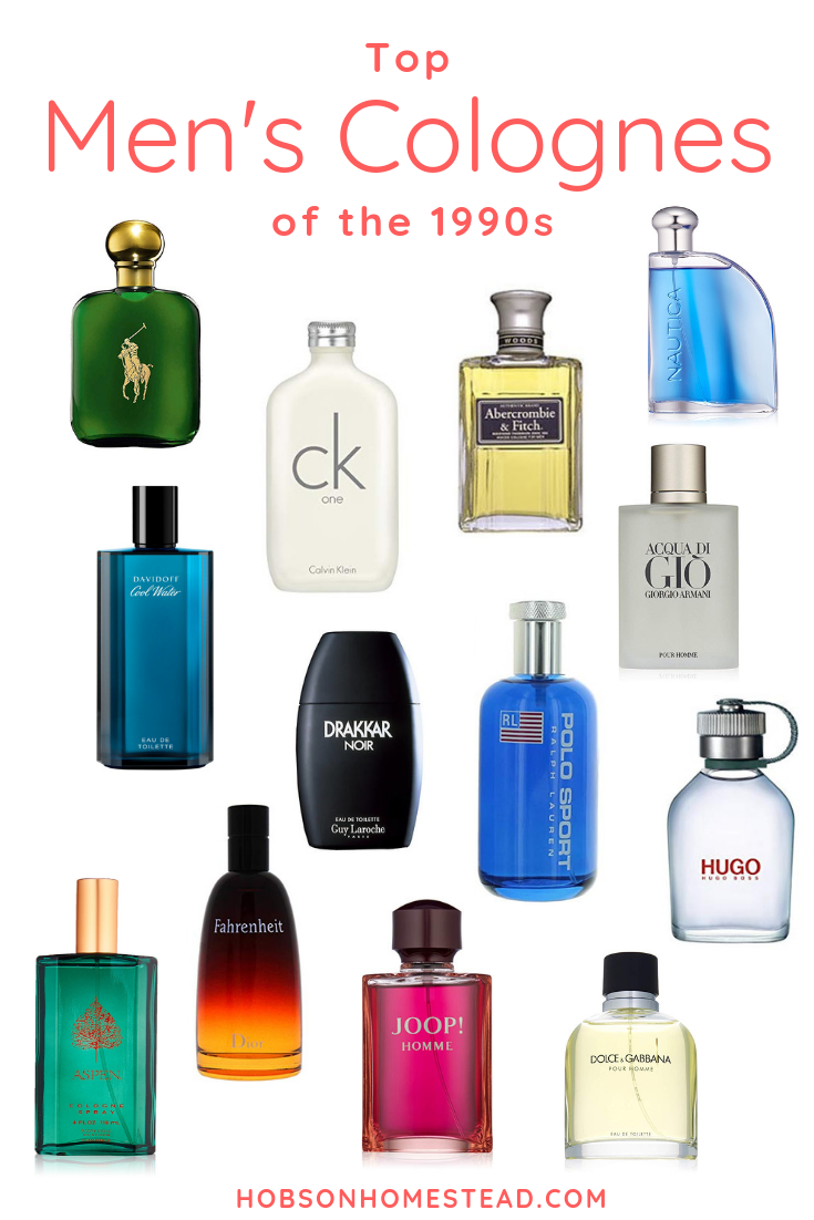 colognes of the 1990s, 90s colognes