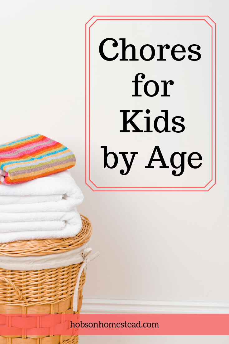 Chores for Kids by Age