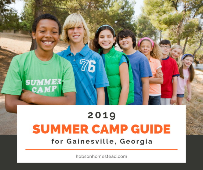 2019 Summer Camp Guide for Gainesville, Hobson Homestead