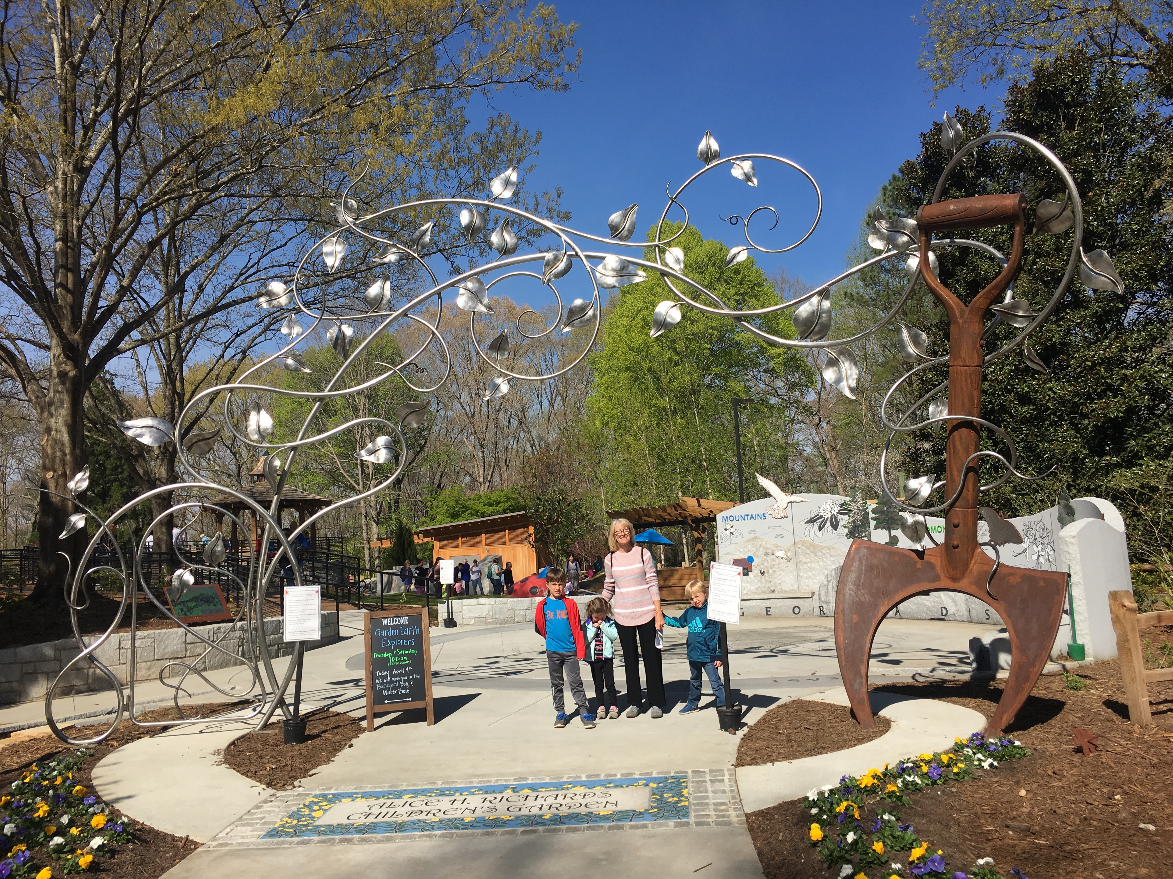 The Children's Garden at State Botanical Gardens of Georgia entrance