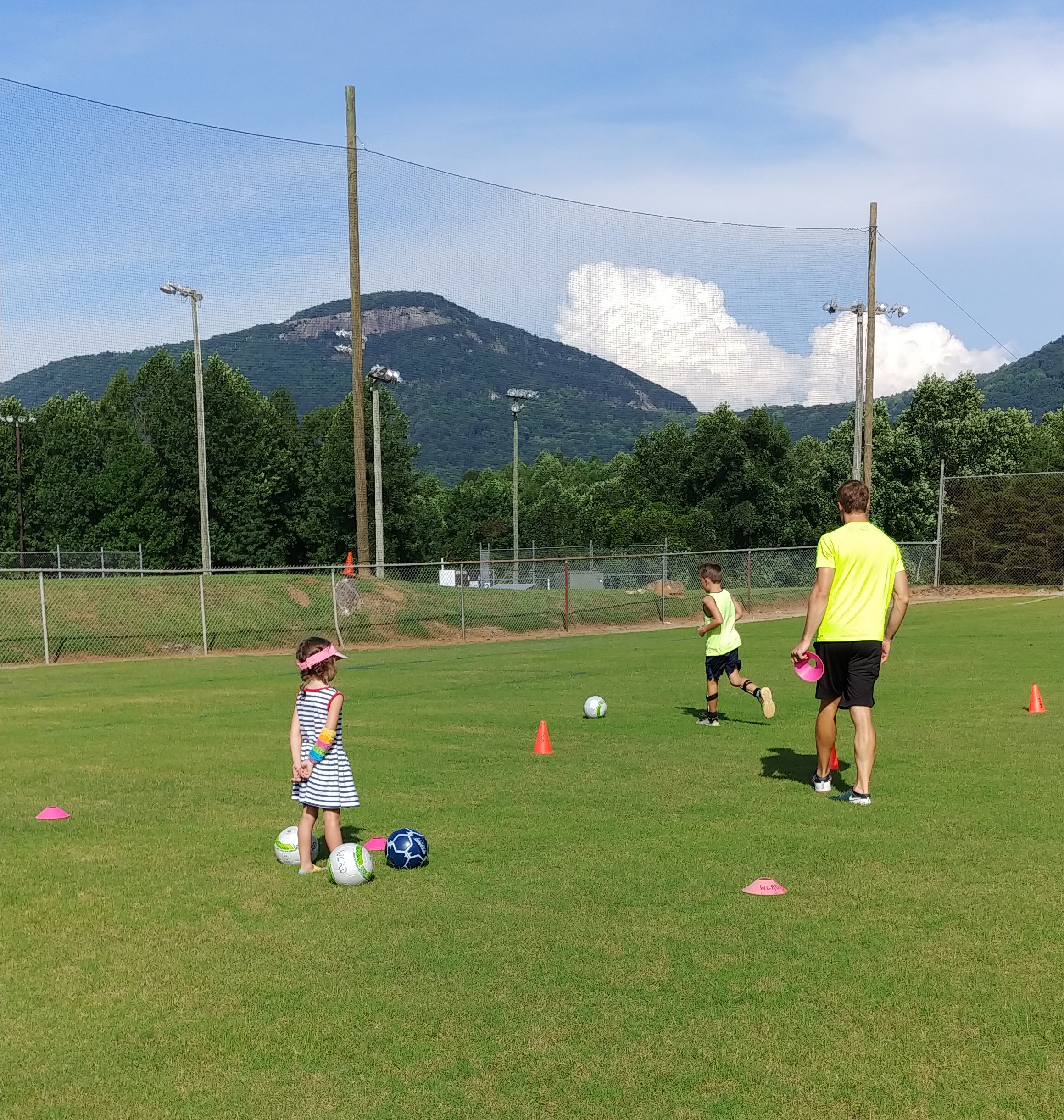 soccer practice Mt. Yonah
