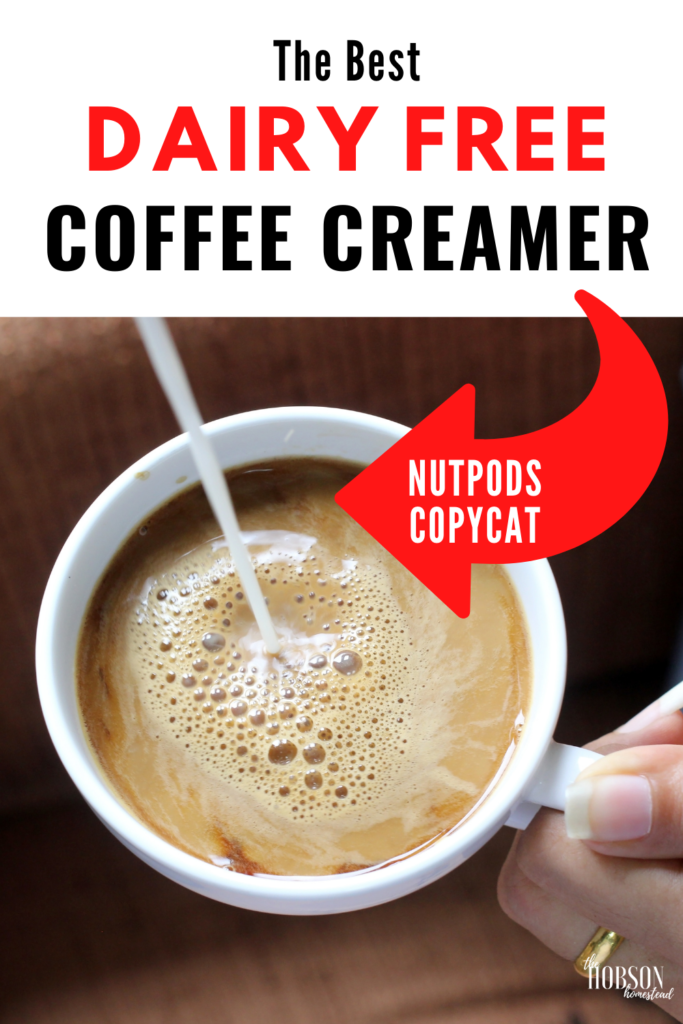 the best dairy free coffee creamer [copycat nutpods]