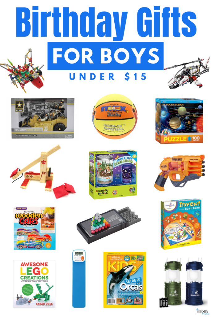 birthday gifts for boys under $15