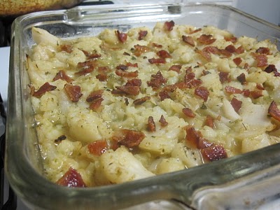 cauliflower casserole with bacon