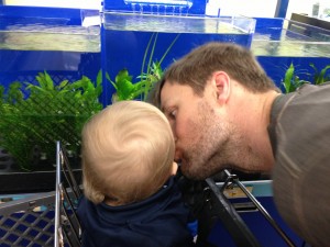 kisses for my two favorite guys