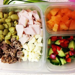 child homemade lunch tray