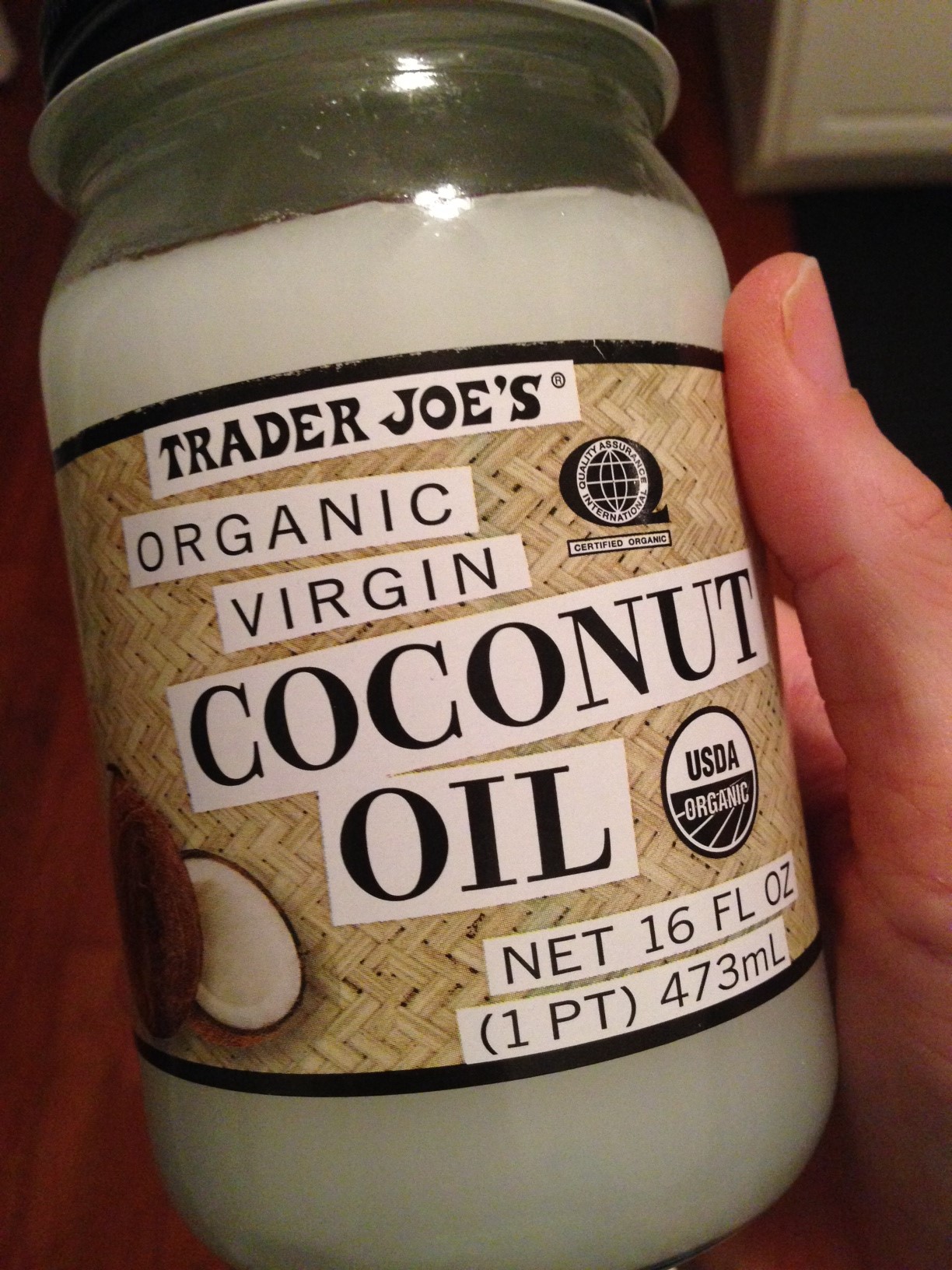 trader joes coconut oil