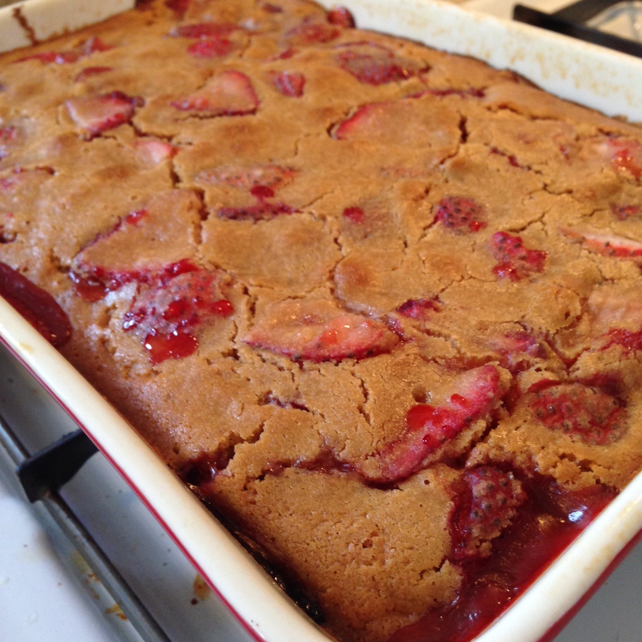 gluten free strawberry cobbler