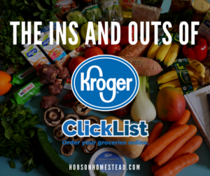 The Ins and Outs of Kroger Clicklist