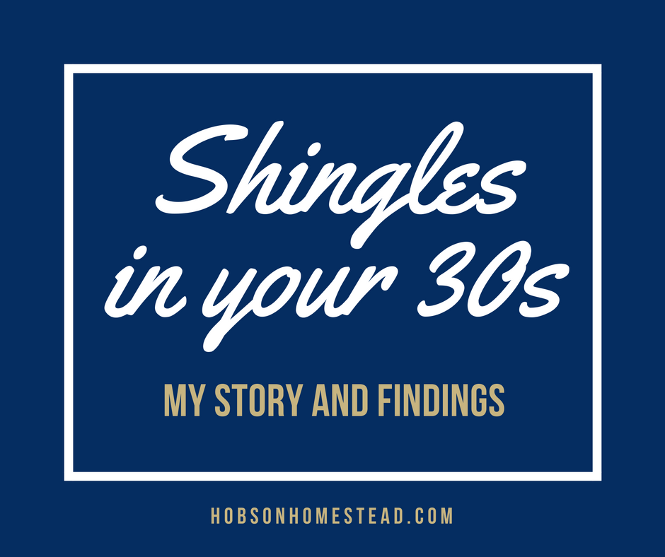 shingles in your 30s