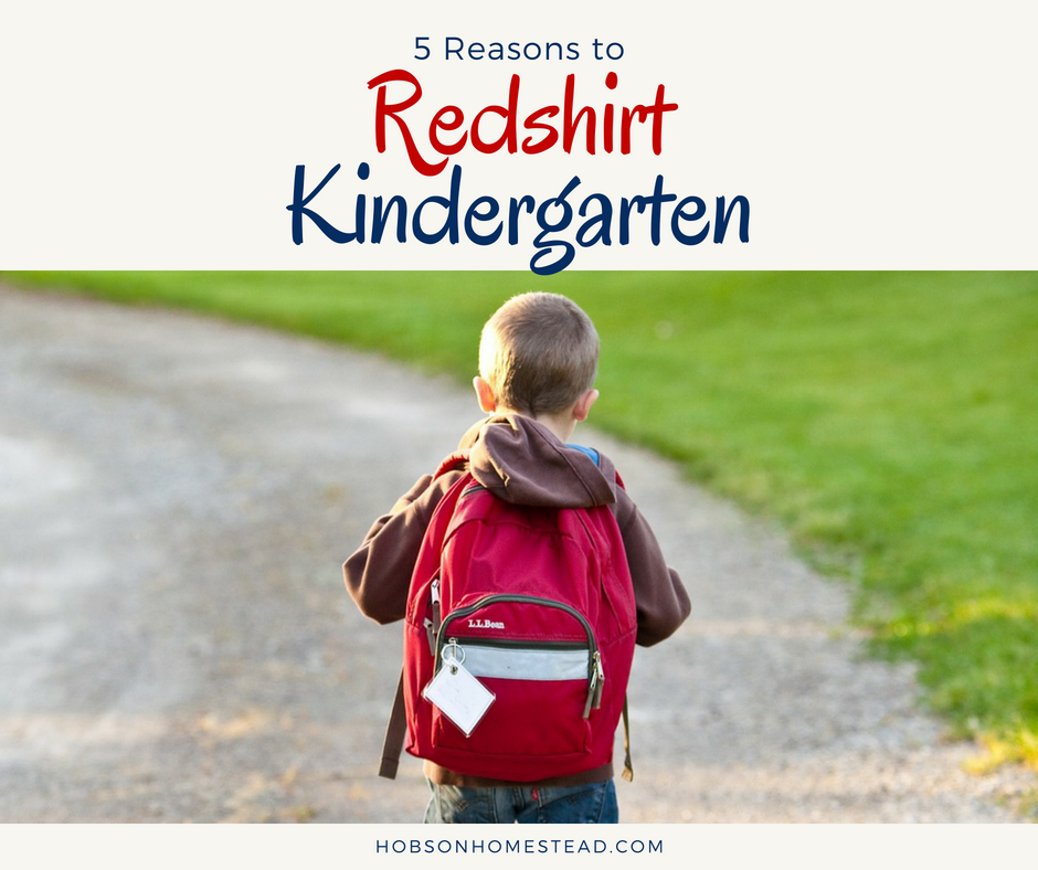 redshirt kindergarten