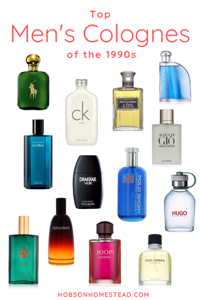 A Throwback to the Top Men's Colognes of the 1990s | Hobson Homestead