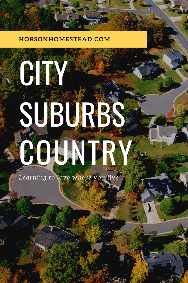 City Suburbs Country
