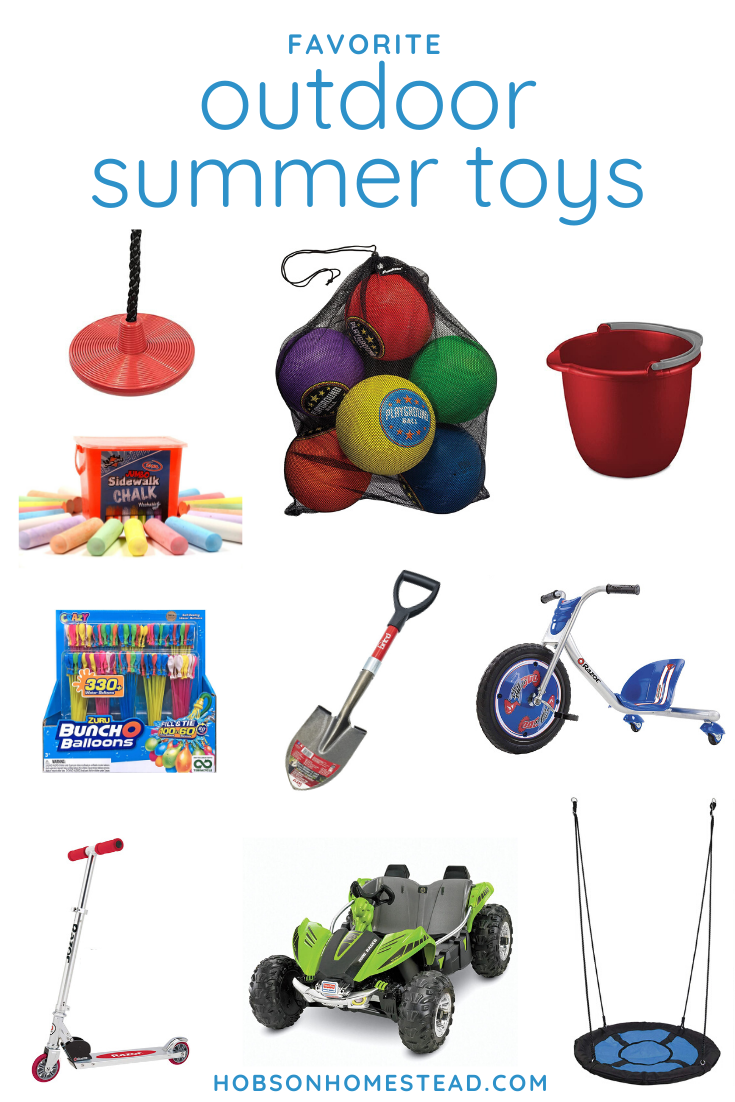 favorite outdoor summer toys for kids