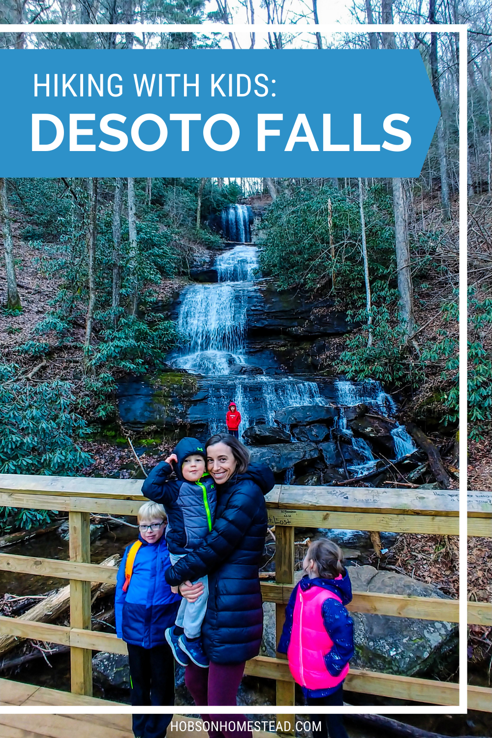 desoto falls hiking with kids