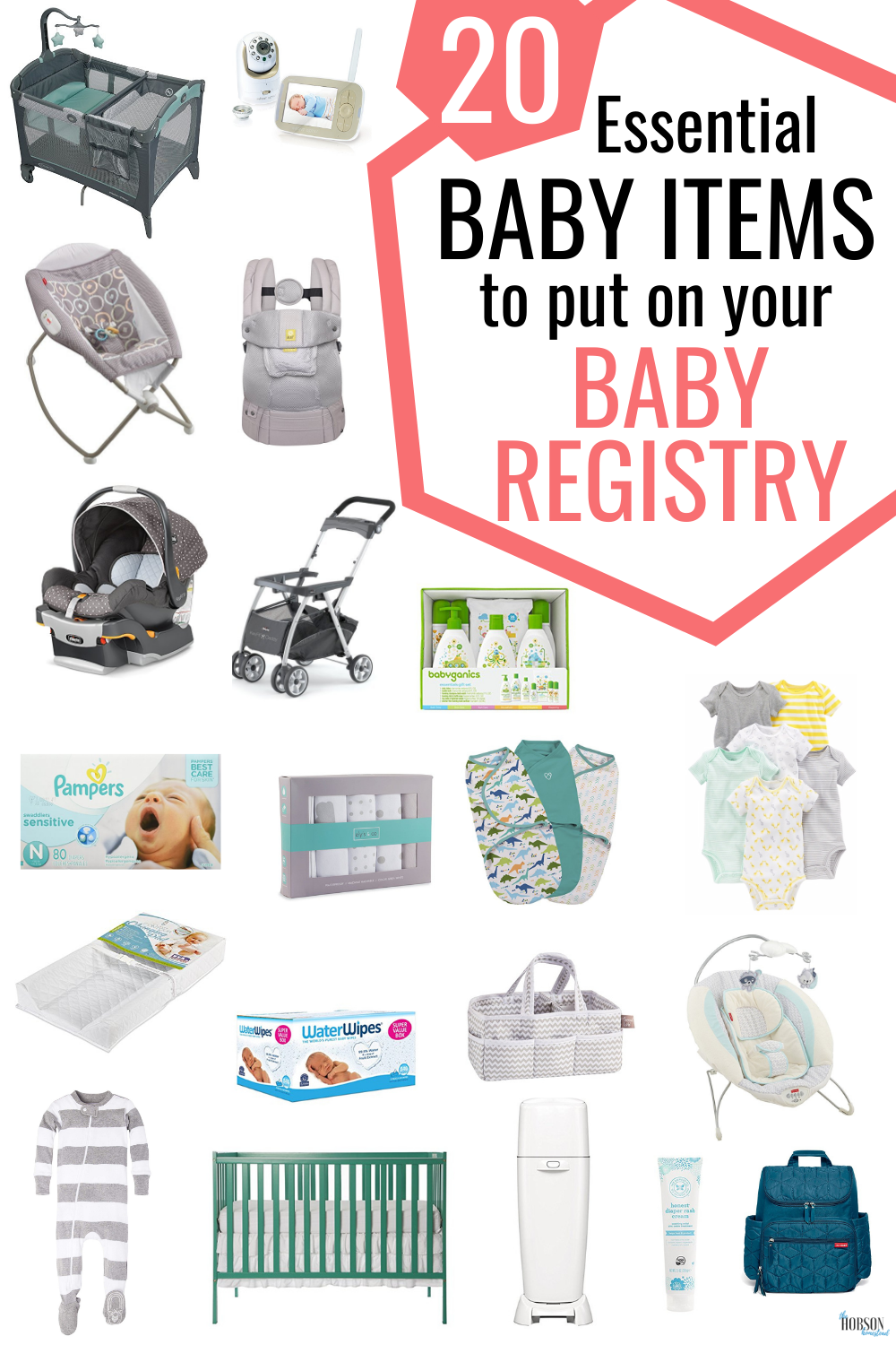 20 Baby Essentials To Put On Your Baby Registry - The Hobson Homestead