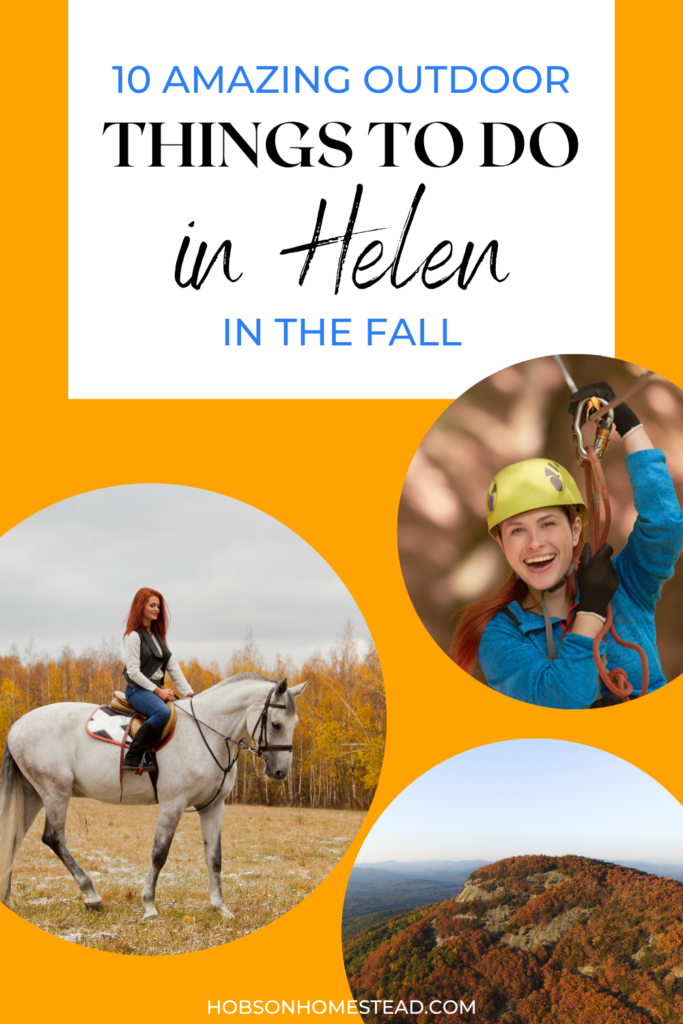 10 Amazing Outdoor Things to Do in Helen this Fall