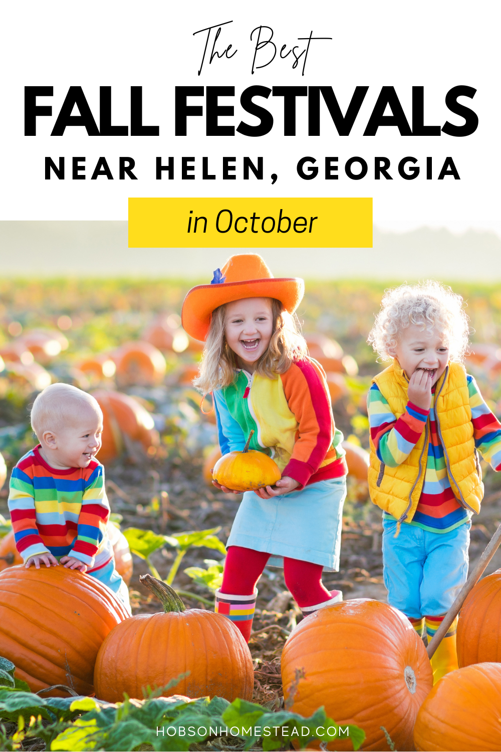 The Best Fall Festivals Near Helen in October The Hobson Homestead